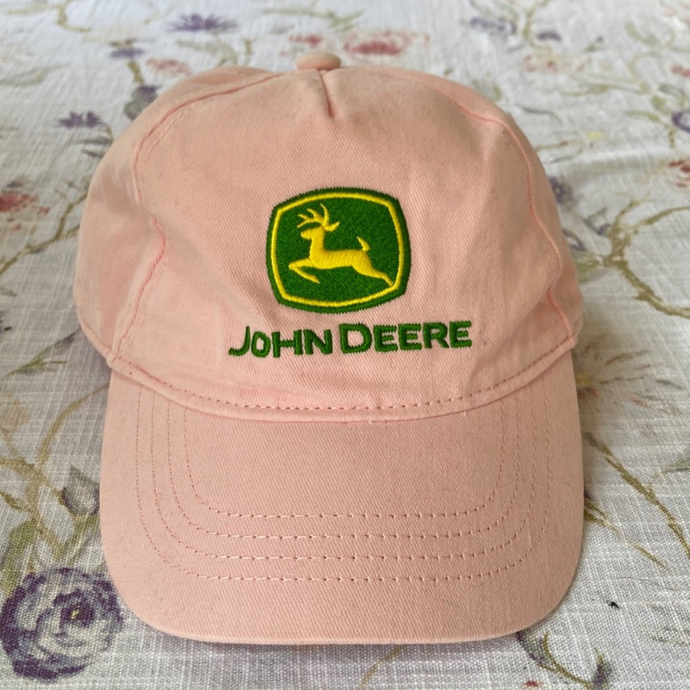 John Deere Girls 4T/5T Pink Hat